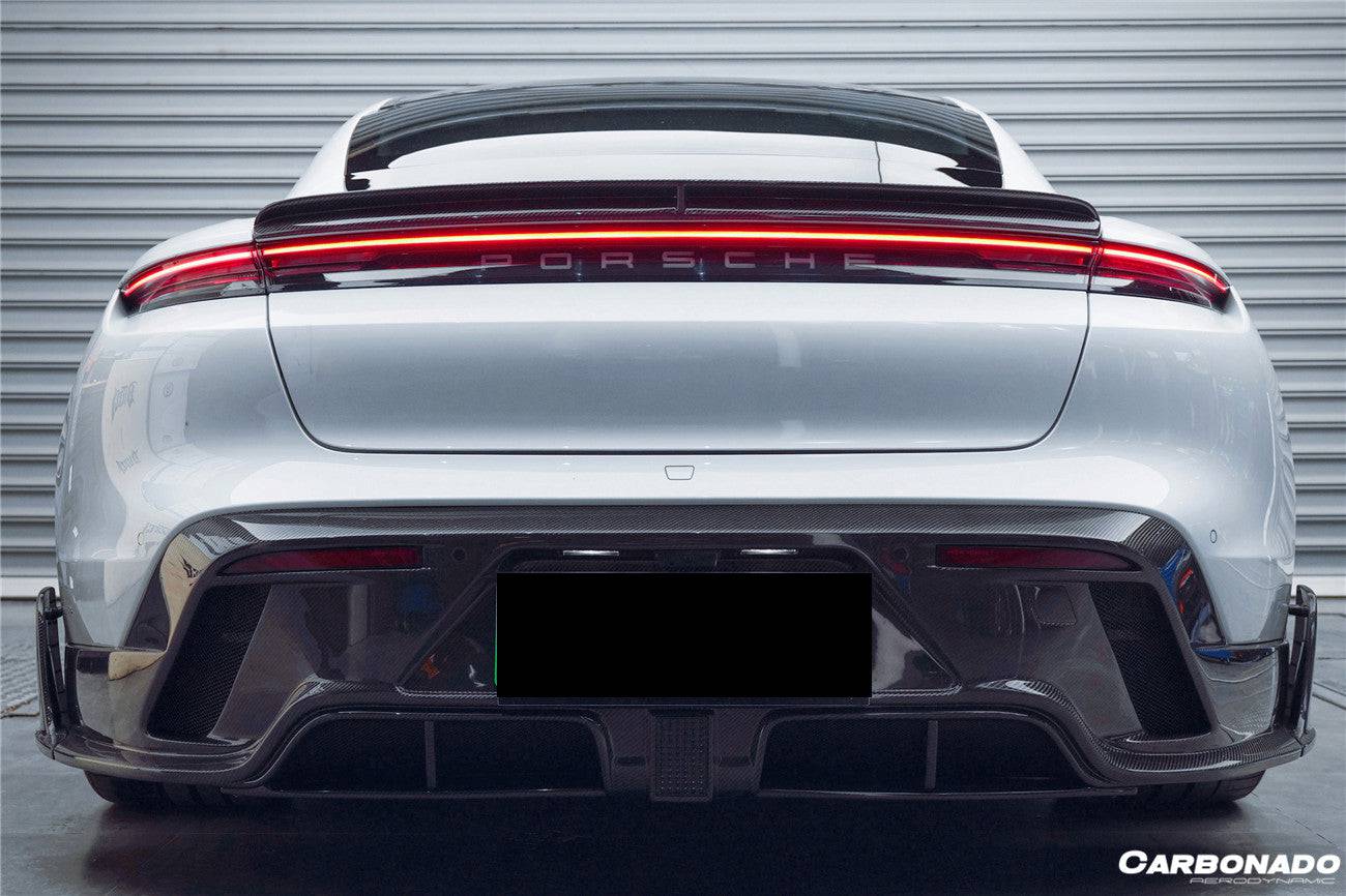Alerón de maletero estilo CADO para Porsche Taycan 4 4S GTS TURBO Carbonado 2019-2023