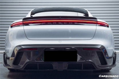 Alerón de maletero estilo CADO para Porsche Taycan 4 4S GTS TURBO Carbonado 2019-2023