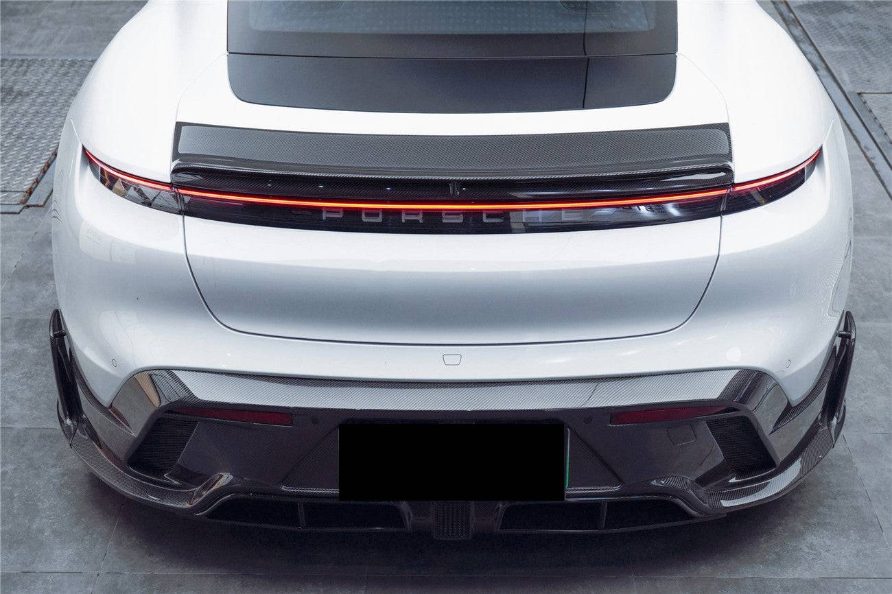 Alerón de maletero estilo CADO para Porsche Taycan 4 4S GTS TURBO Carbonado 2019-2023