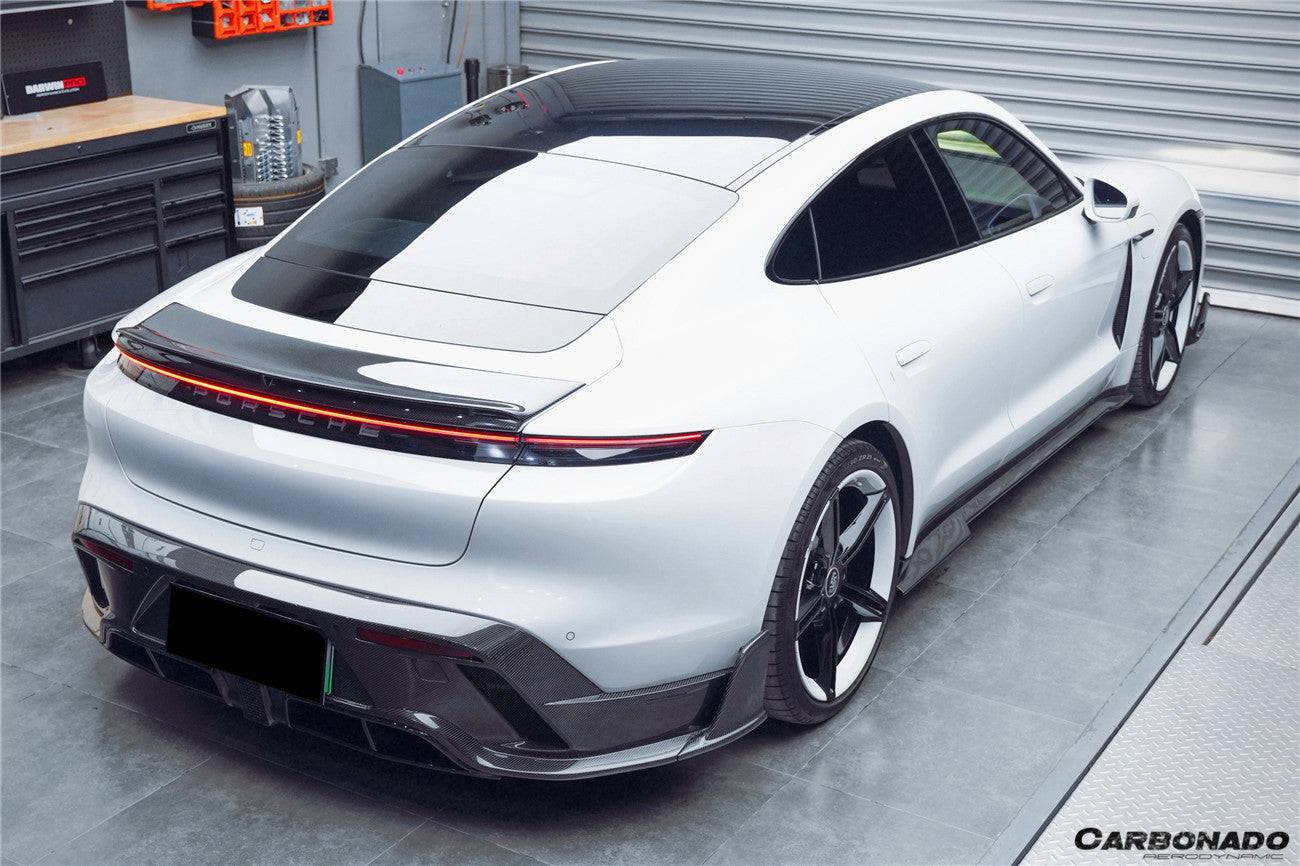 Alerón de maletero estilo CADO para Porsche Taycan 4 4S GTS TURBO Carbonado 2019-2023