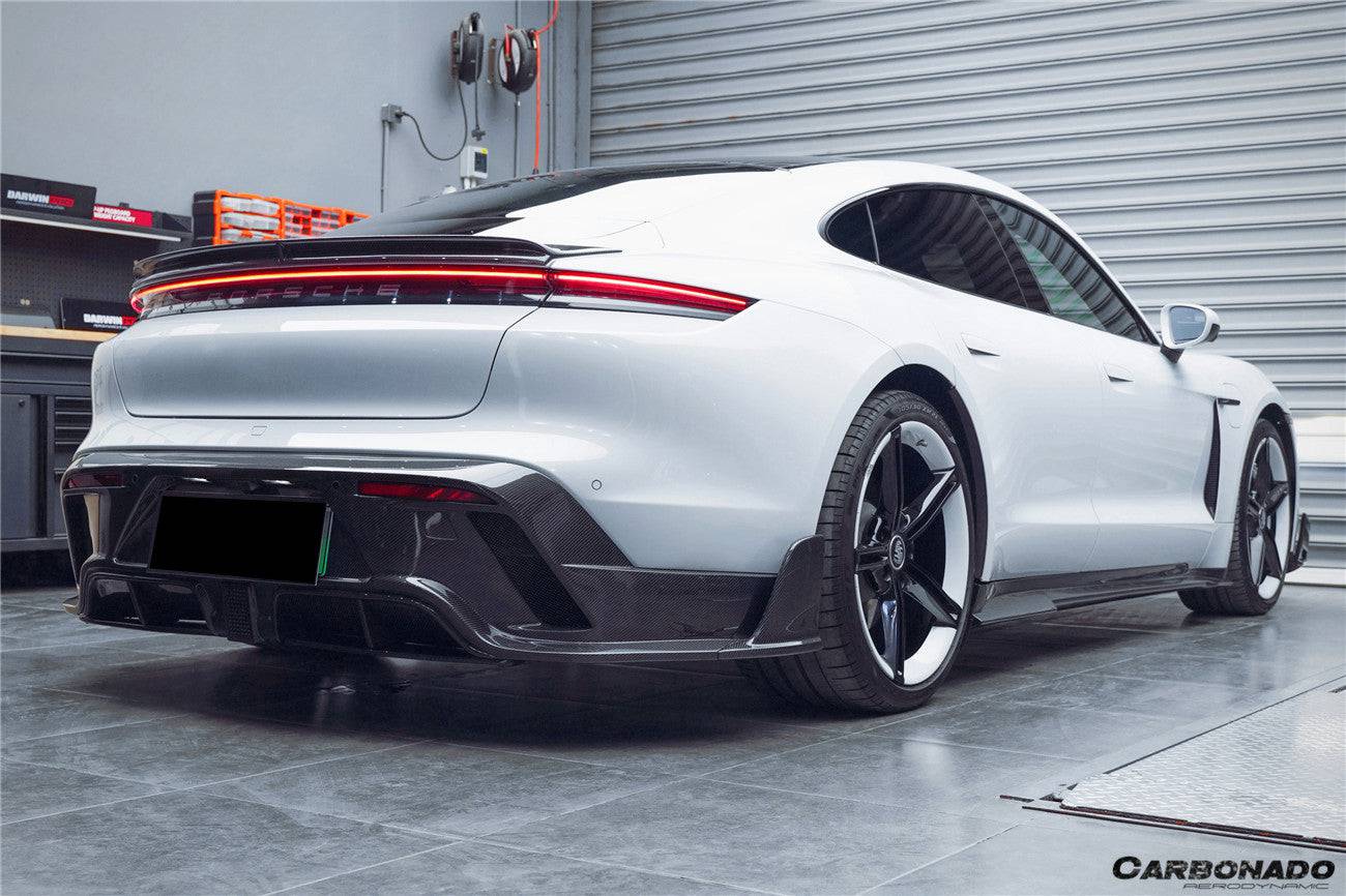 Alerón de maletero estilo CADO para Porsche Taycan 4 4S GTS TURBO Carbonado 2019-2023
