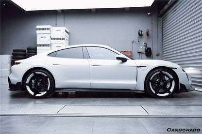 Carbonado 2019-2023 Porsche Taycan 4 4S GTS TURBO CADO Style Side Skirts