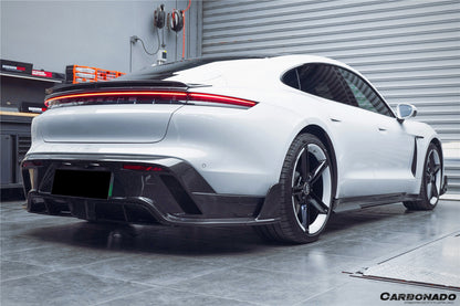 Carbonado 2019-2023 Porsche Taycan 4 4S GTS TURBO CADO Style Side Skirts