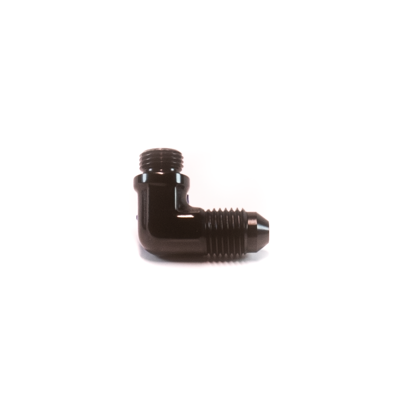 TiAL/Wastegate/BOV 'shorty' to 4AN Flare Fitting 90 degree