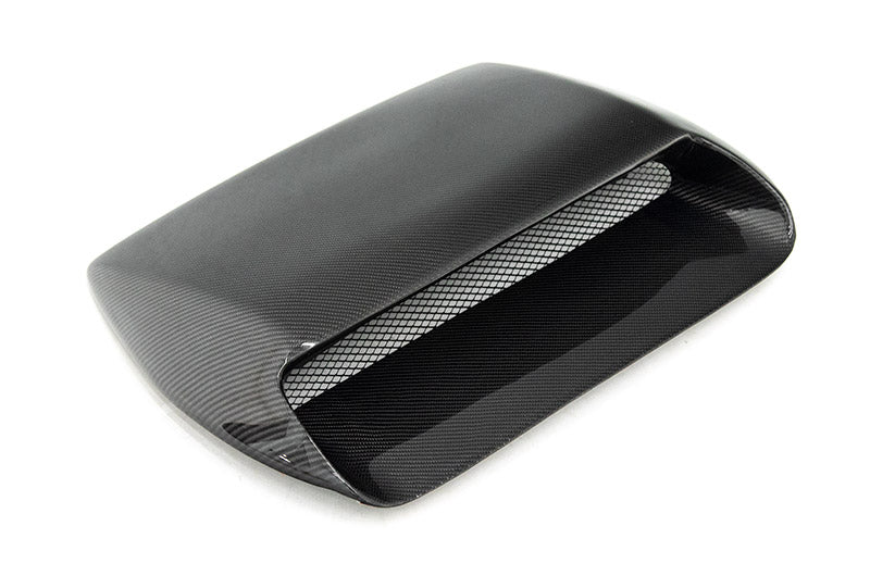 OLM Oversized Carbon Fiber Hood Scoop - 2015+ WRX / STI - 4