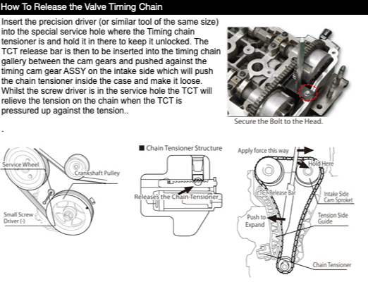 Tomei Camshaft Tool TCT Release Bar (Evo X) - Tomei