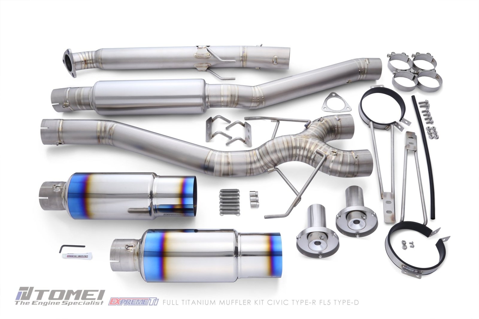 Tomei Full Titanium Muffler (Civic Type - R FL5) - Tomei