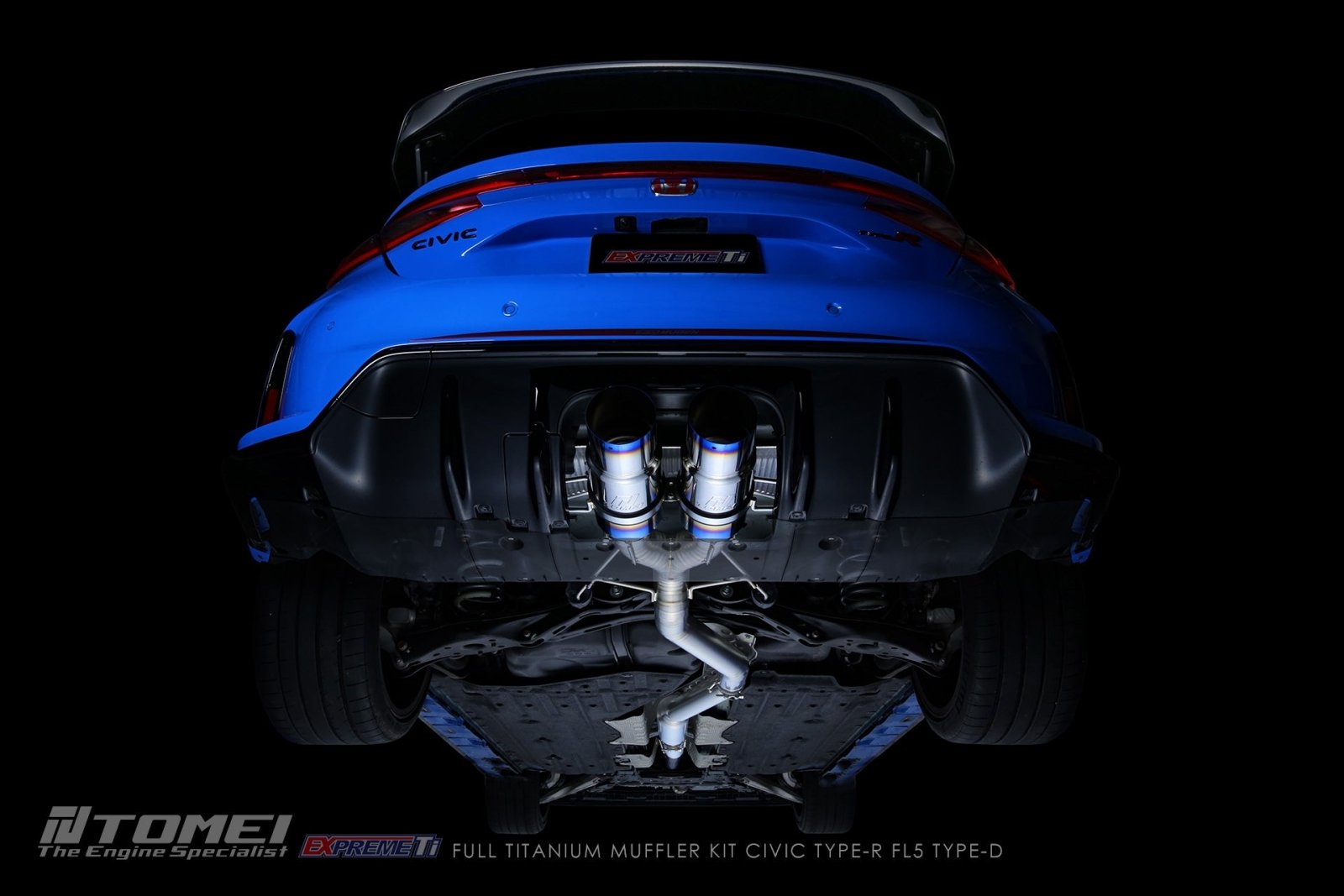 Tomei Full Titanium Muffler (Civic Type - R FL5) - Tomei