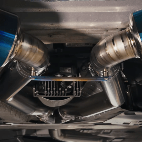 Tomei Titanium Muffler Brace Replacement (A90 Supra) - Tomei