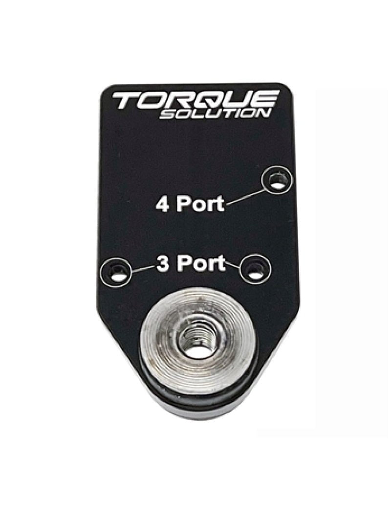 Torque Solution Billet MAC Valve Mount Bracket - For 3/4 Port MAC Solenoid Valves - Torque Solution