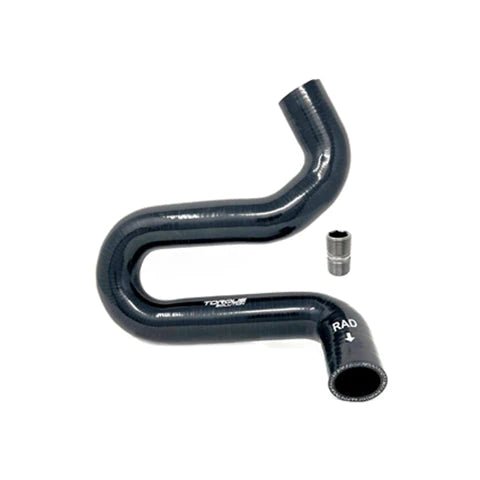 Torque Solution Silicone Radiator Hose/ OEM Oil Cooler Delete Black (15+ Ford Mustang GT S550) - Torque Solution