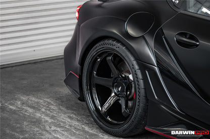 DarwinPRO 2019-UP Toyota GR Supra (J29 & DB) A90 A91 BKSSII Style Part Carbon Fiber Full Wide Body Kit