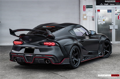 DarwinPRO 2019-UP Toyota GR Supra (J29 & DB) A90 A91 BKSSII Style Part Carbon Fiber Full Wide Body Kit