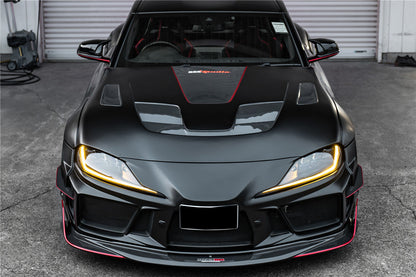 Capó de fibra de carbono DarwinPRO para Toyota GR Supra (J29 DB) 2019-UP (estilo A90 A91 BKSSII)