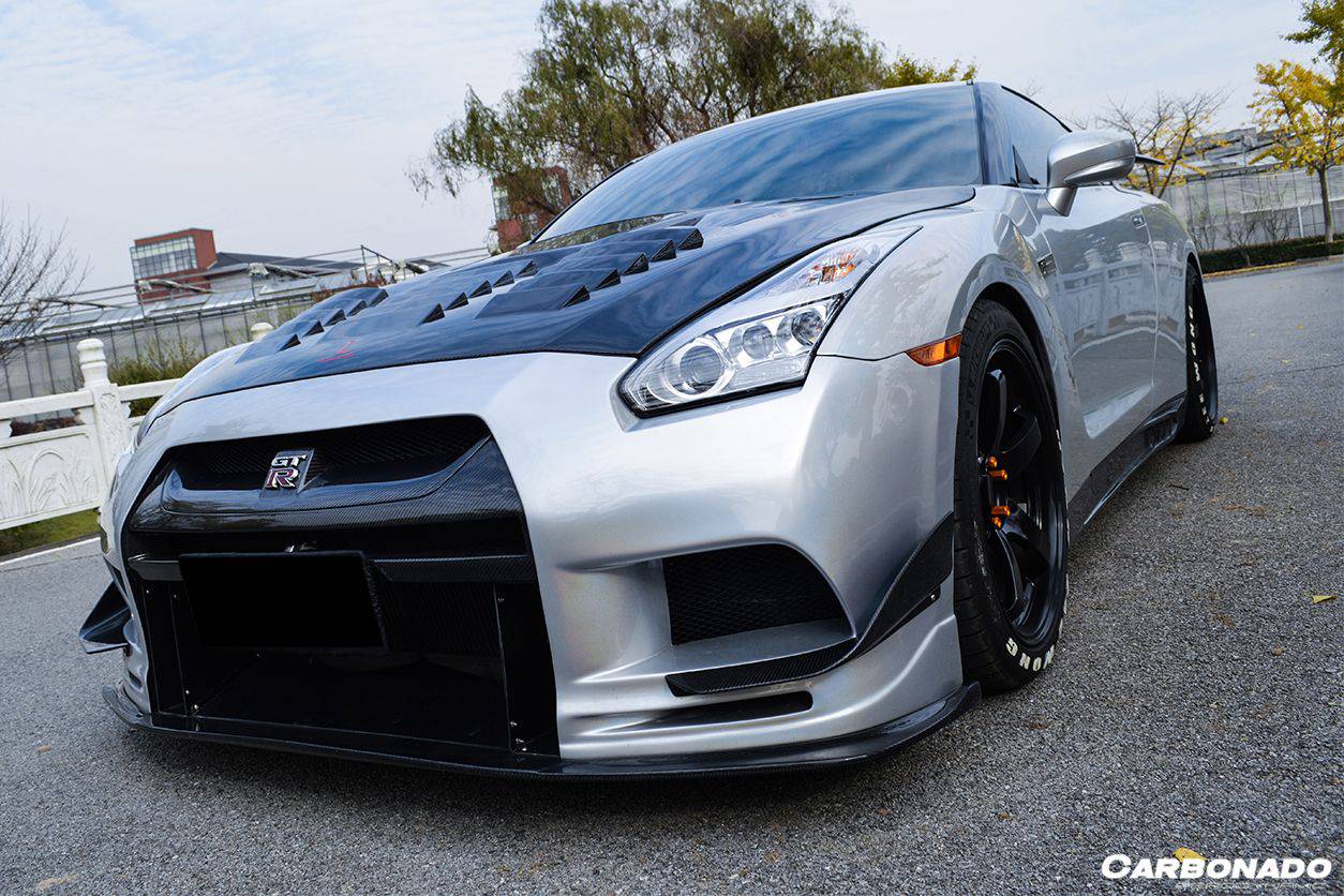 Carbonado TPR Style Front Bumper | 2008-2016 Nissan GTR R35