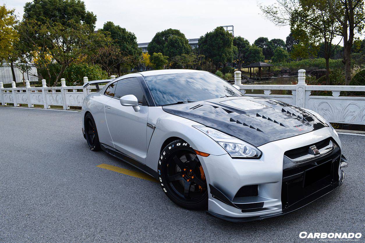 Carbonado TPR Style Front Bumper | 2008-2016 Nissan GTR R35