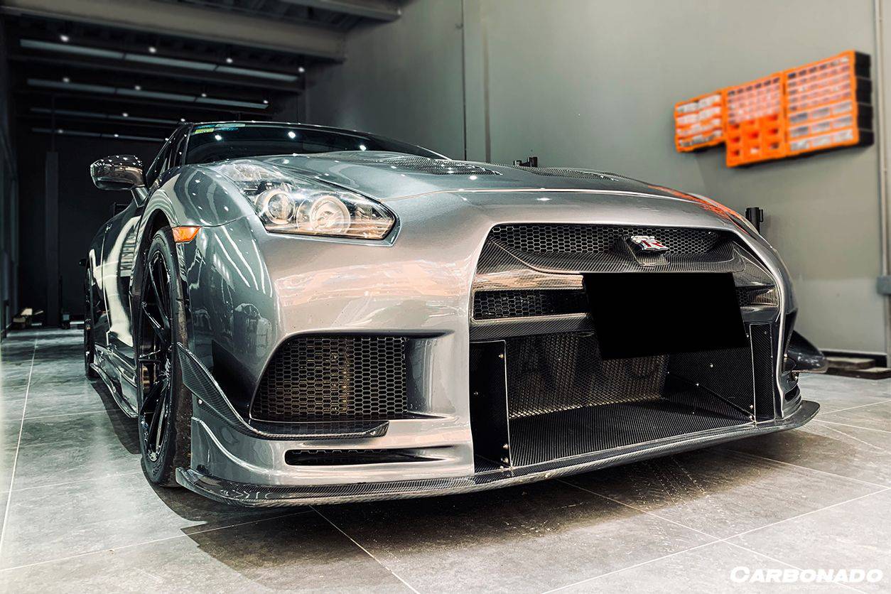 Carbonado TPR Style Front Bumper | 2008-2016 Nissan GTR R35