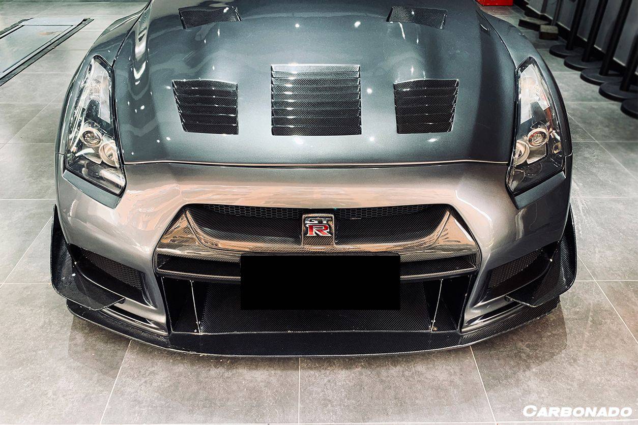 Carbonado TPR Style Front Bumper | 2008-2016 Nissan GTR R35
