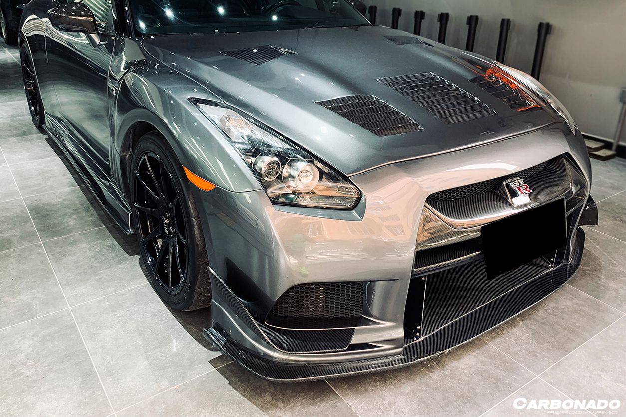 Carbonado TPR Style Front Bumper | 2008-2016 Nissan GTR R35