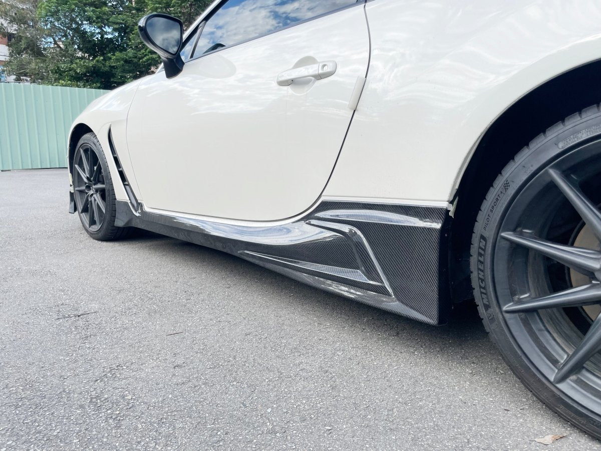 JDMuscle [22-23 BRZ/GR86] TRD Style Carbon Fiber Side Skirts