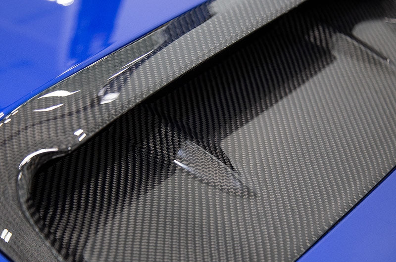 Reemplazo completo de entrada de aire de capó de fibra de carbono agresiva OLM A1 - WRX/STI 2015-2021