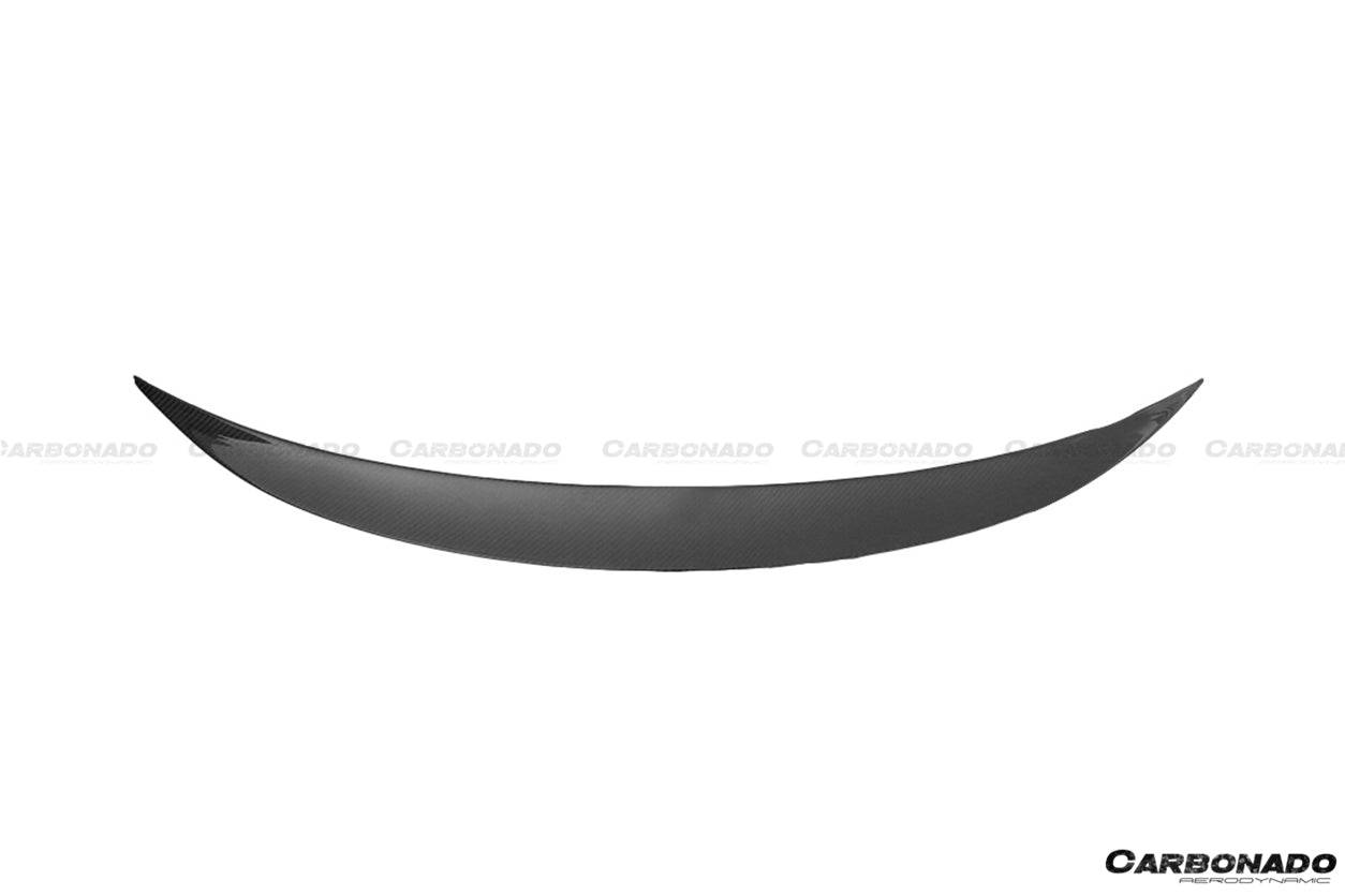 Alerón de maletero de fibra de carbono estilo RZ para BMW E82 Serie 1 1M 2008-2013 Carbonado