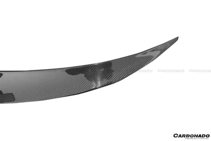 Alerón de maletero de fibra de carbono estilo RZ para BMW E82 Serie 1 1M 2008-2013 Carbonado