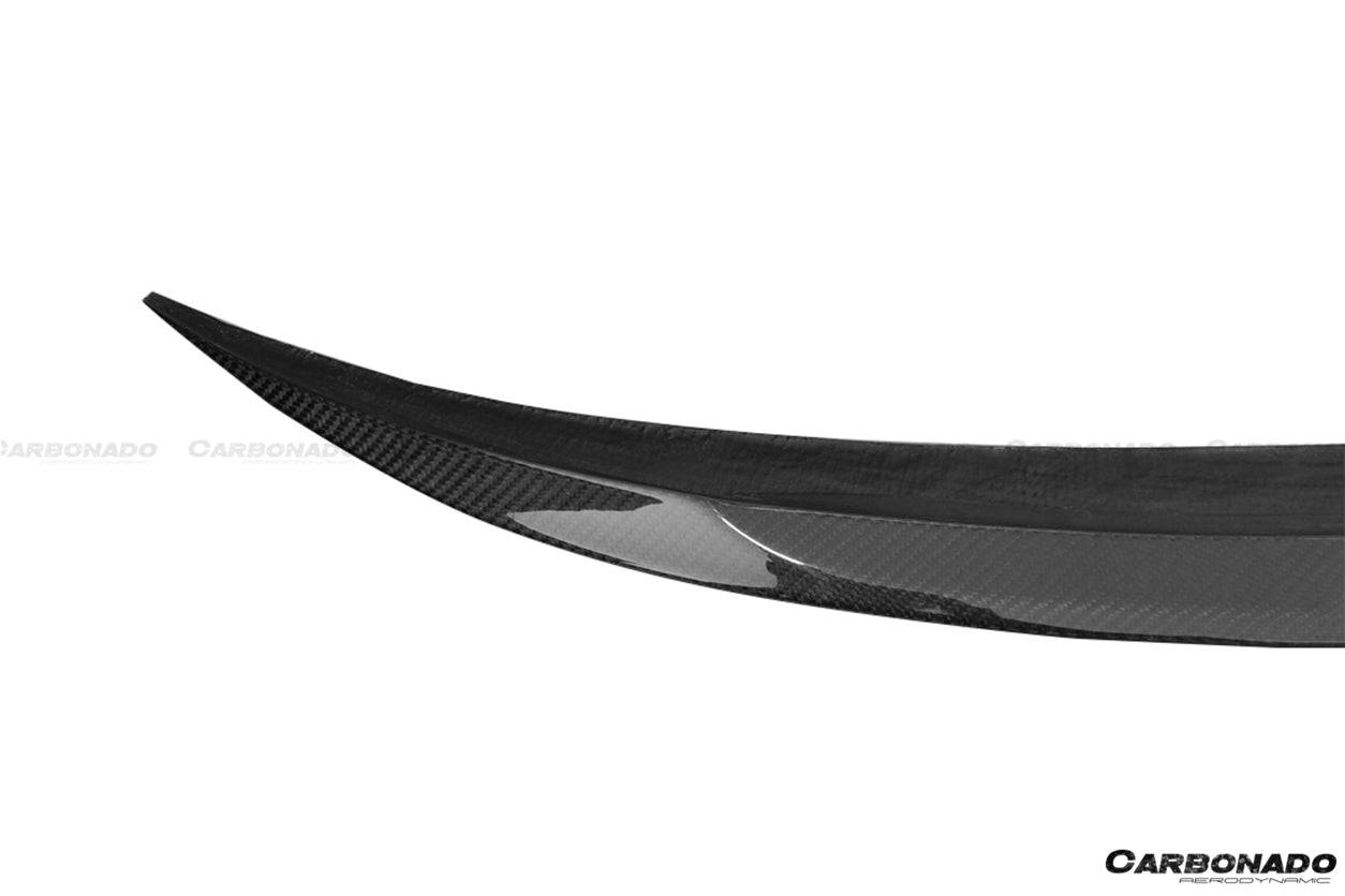Alerón de maletero de fibra de carbono estilo RZ para BMW E82 Serie 1 1M 2008-2013 Carbonado