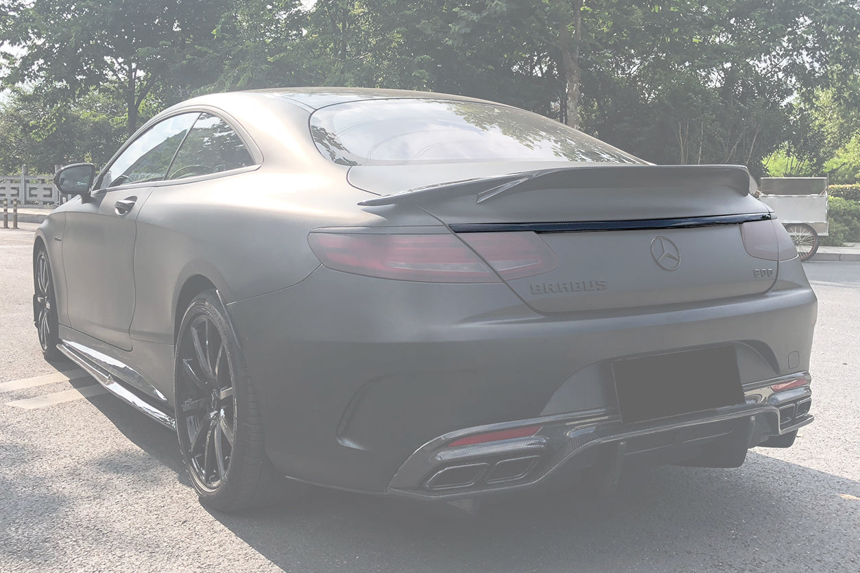 Embellecedor de maletero de fibra de carbono DarwinPRO para Mercedes Benz C217 S63 S65 AMG Coupé (2014-2021)