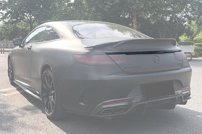 Embellecedor de maletero de fibra de carbono DarwinPRO para Mercedes Benz C217 S63 S65 AMG Coupé (2014-2021)