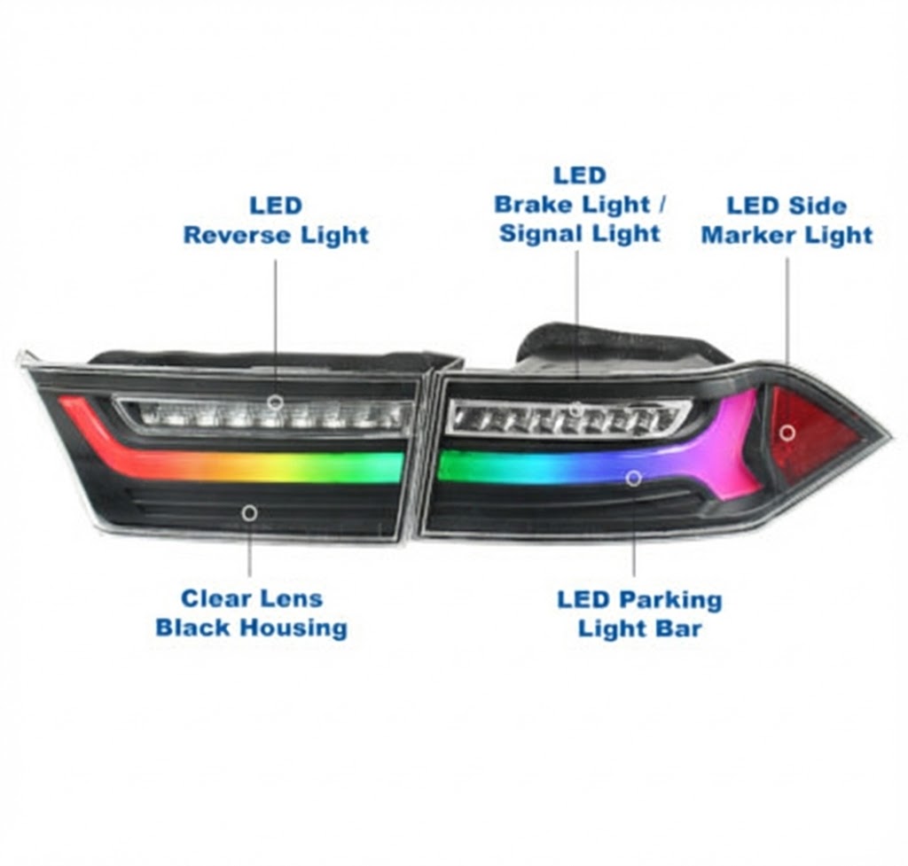Luces traseras NTXGLOW RGB (Acura TSX 2004-2008)
