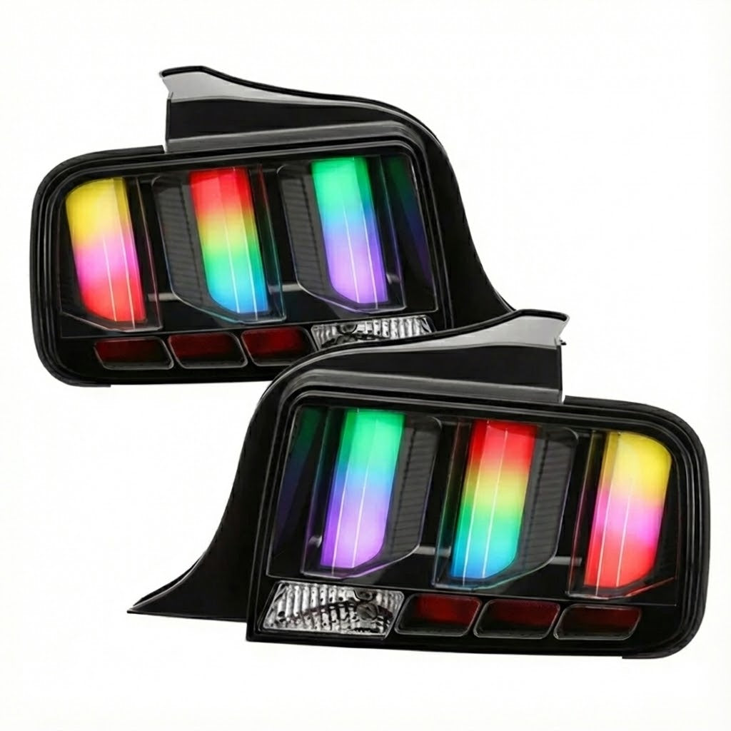 NTXGlow RGB Tail Lights | 2005-2009 Ford Mustang - 1