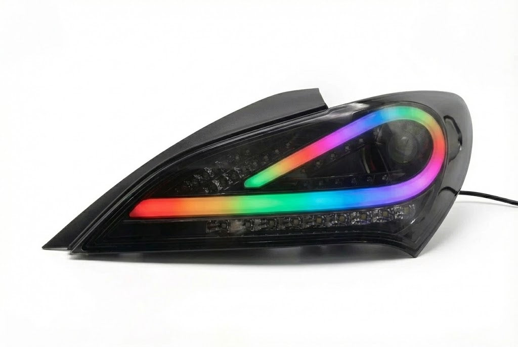 NTXGlow RGB tail lights | 2009-2016 Hyundai Genesis Coupe BK1 - 2