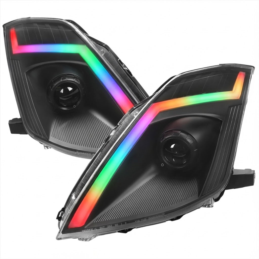 NTXGLOW RGB Headlights | 2006-2009 Nissan 350Z | JD Customs U.S.A