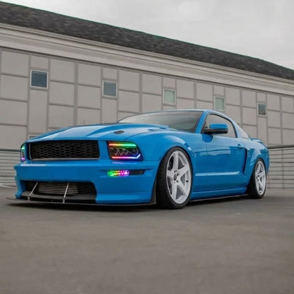 NTXGlow RGB led Headlights | 2005-2009 Ford Mustang