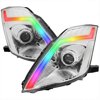 NTXGlow RGB Headlights | 2006-2009 Nissan 350Z - 2