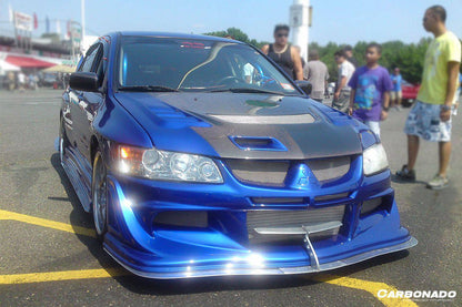 Carbonado VS Style Front Bumper | 2003-2006 Mitsubishi Evo 7/8/9