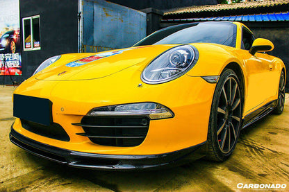 Carbonado 2012-2015 Porsche 911 991 Carrera S VRS Style Carbon Fiber Side Skirts