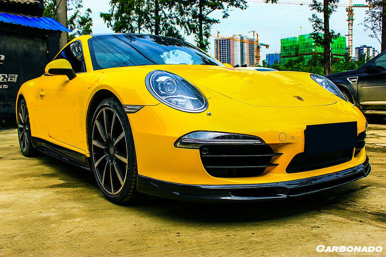 Carbonado 2012-2015 Porsche 911 991 Carrera S VRS Style Carbon Fiber Side Skirts