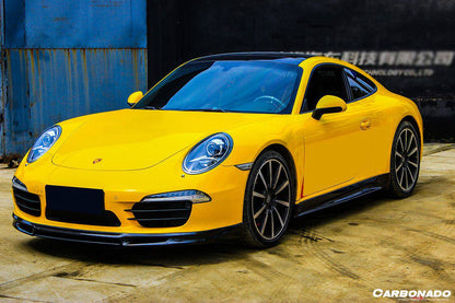 Carbonado 2012-2015 Porsche 911 991 Carrera S VRS Style Carbon Fiber Side Skirts