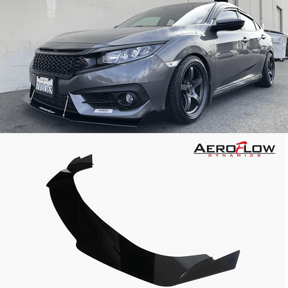 Aeroflow Dynamics Splitter V3 (2016-2019 Honda Civic Sedan)