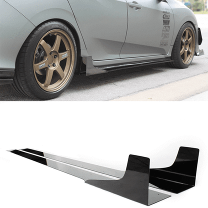 Aeroflow Dynamics Side Skirt Extension V3 (2017-2021 Honda Civic Hatch/Sedan)