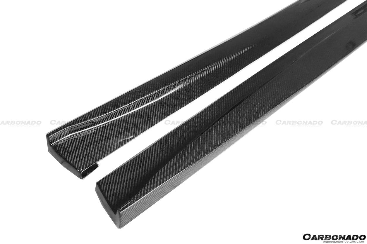 Carbonado 2014-2020 BMW M3 F80 M4 F82 VA Style Carbon Fiber Side Skirts