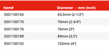 V-Band Deluxe - Male Flange (3501100163)