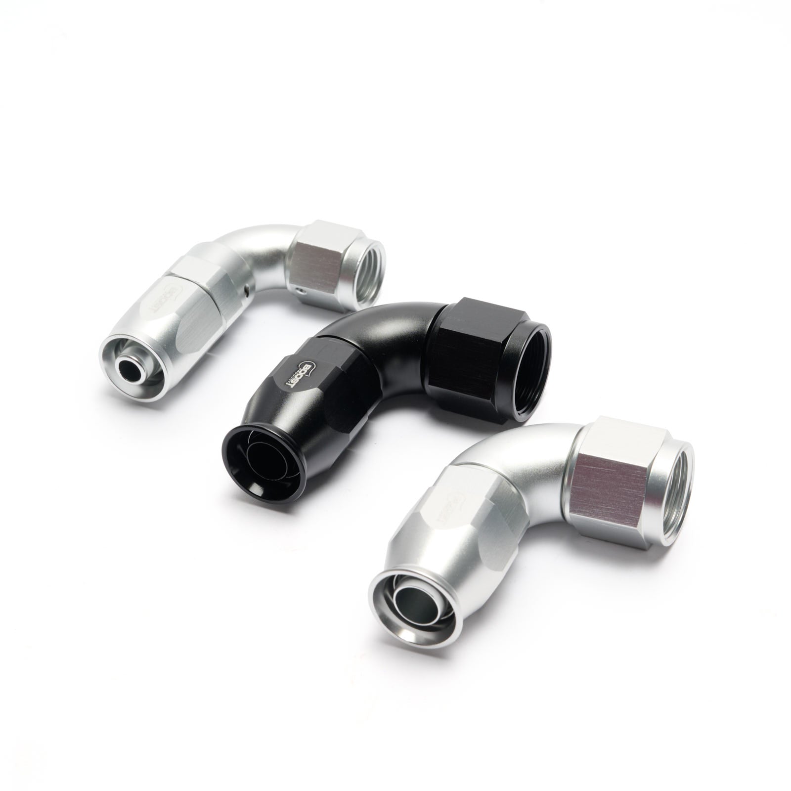 PTFE Swivel Hose End Fitting High Flow - 90° (SF-HP9D4-B)