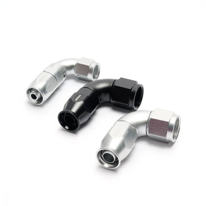 PTFE Swivel Hose End Fitting High Flow - 90° (SF-HP9D4-B)