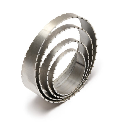 Pie Cut with Spigot super tight Radius - 15° - Stainless Steel (EX-PI-42-15)