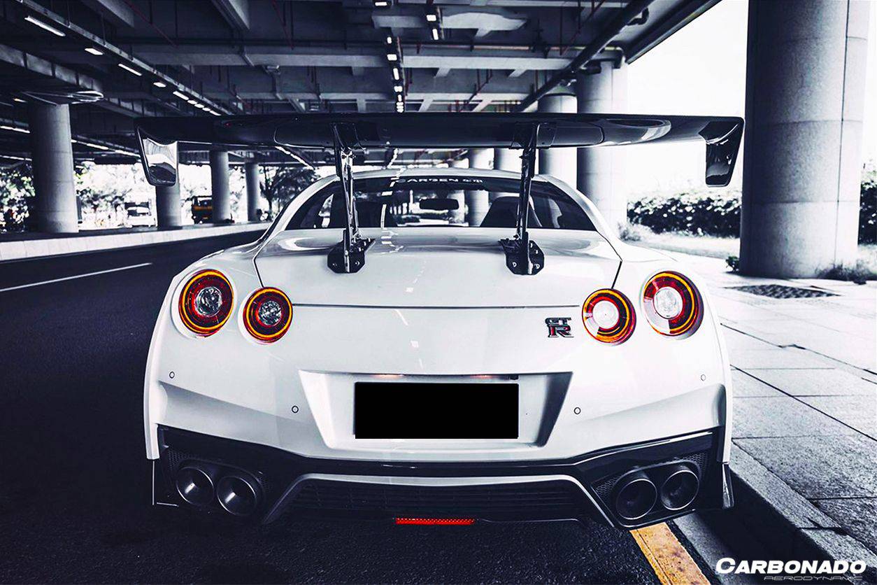 Carbonado 2008-2023 Nissan GTR R35 CBA  DBA  EBA VA Style Trunk Spoiler
