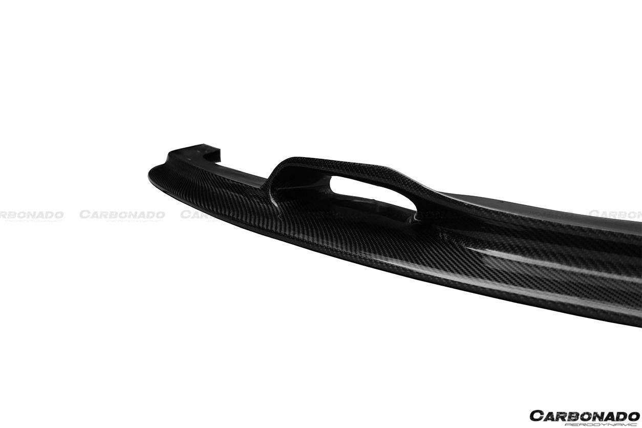 Carbonado 2013-2019 BMW 3 Series F30 F35 VA Style Carbon Fiber Front Lip(For MT Rear Bumper only)