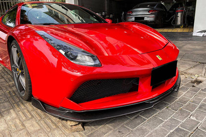 Carbonado 2015-2020 Ferrari 488 GTB Spider RS Style Carbon Fiber Front Lip